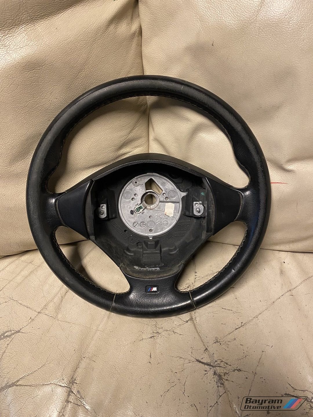 Bmw E36 M3 stuur zwart leder nfl coupe cabrio sedan 3-serie, Auto-onderdelen, Besturing, Gebruikt, -, -, Ophalen of Verzenden