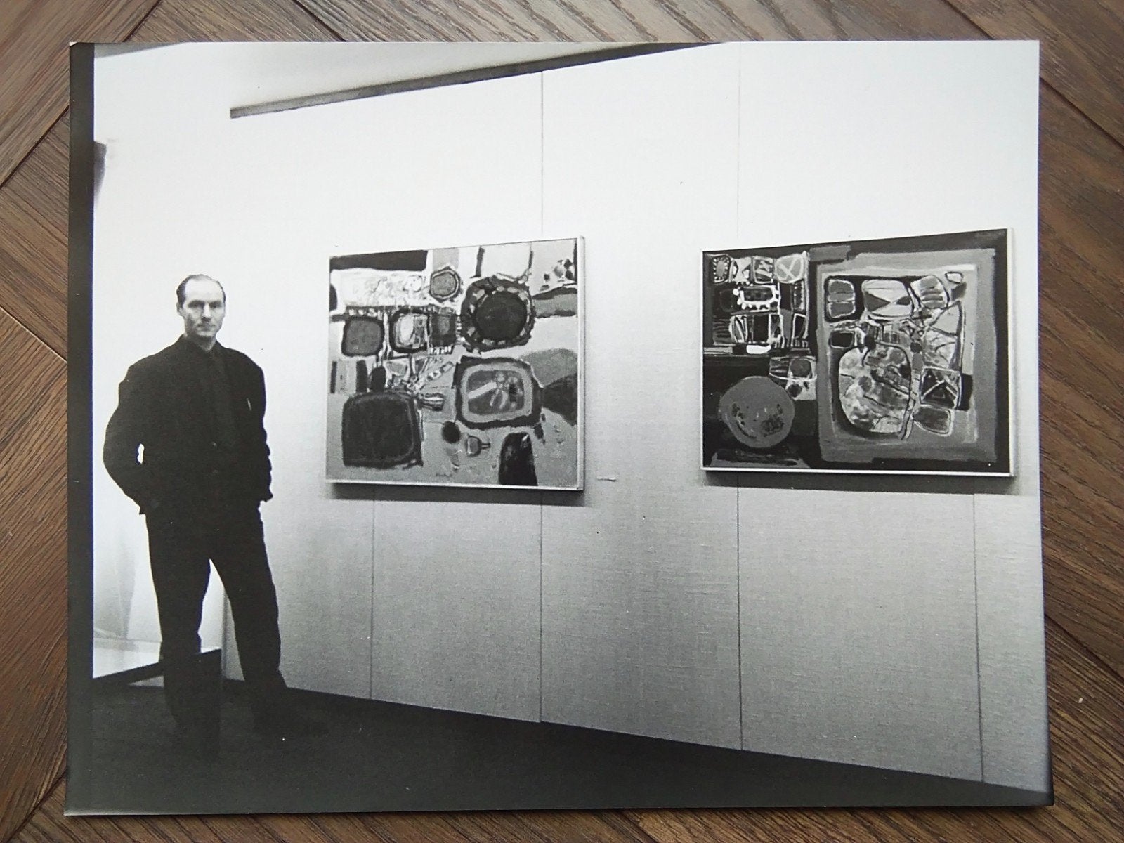 Corneille Cobra  expositie foto jaren 50, Ophalen of Verzenden, 1940 tot 1960, Gebruikt