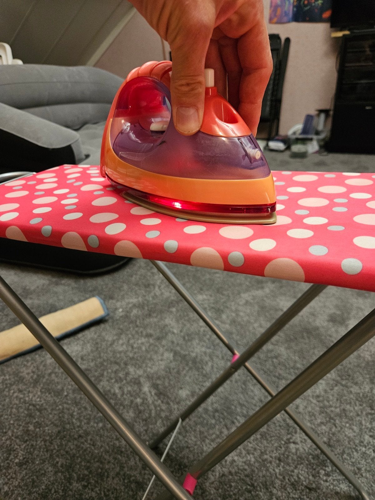 kinder Strijkijzer met strijkplank met licht en geluid, Ophalen of Verzenden, Zo goed als nieuw, Jongen of Meisje