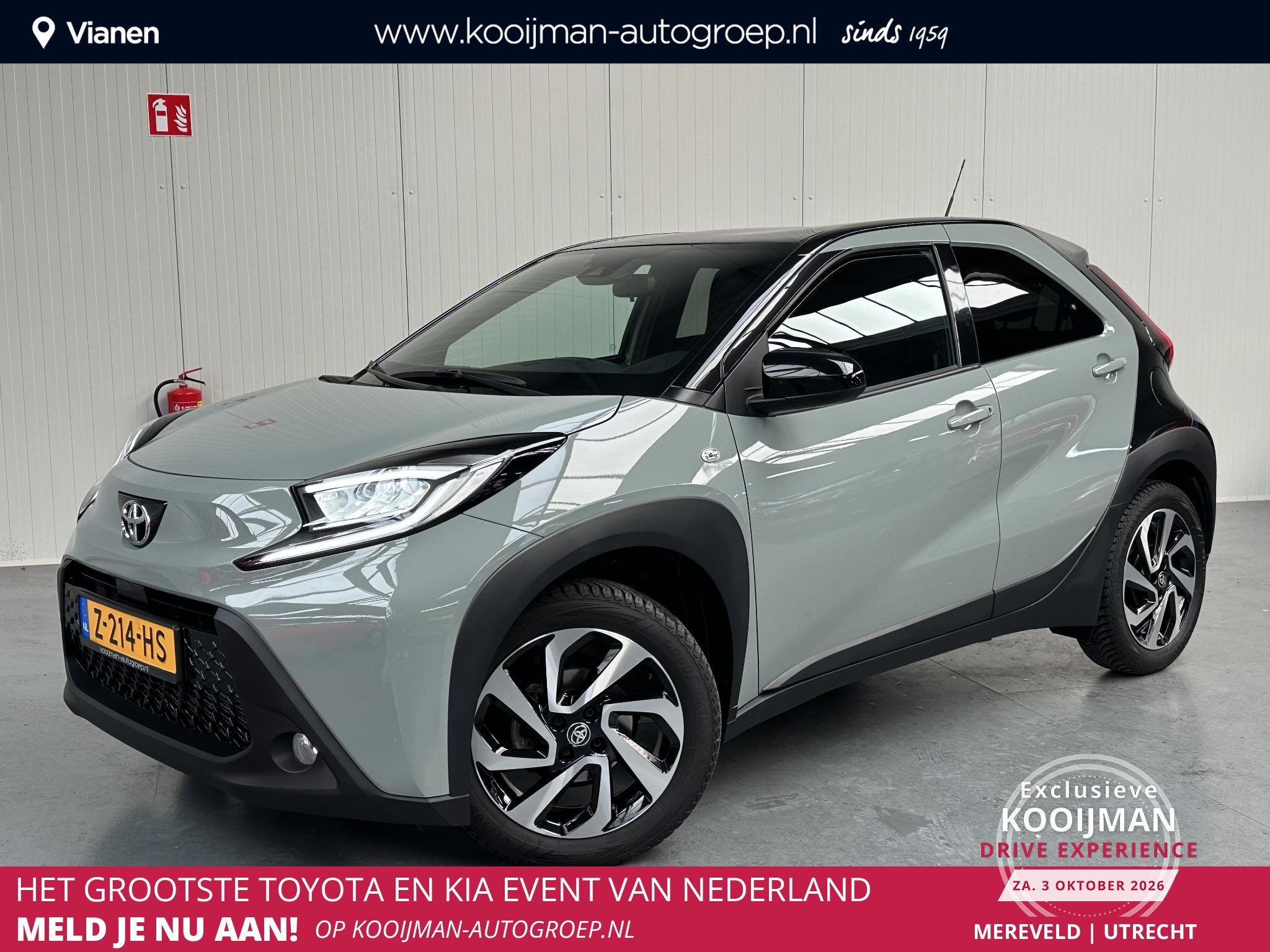 Toyota Aygo X 1.0 VVT-i S-CVT Pulse, Auto's, Stof, Gebruikt, 4 stoelen, Origineel Nederlands