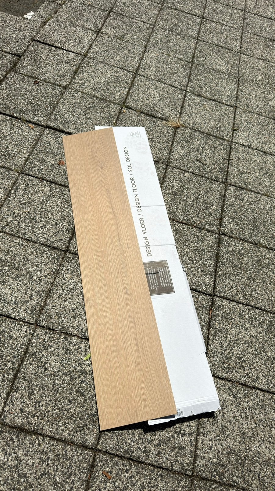 PVC Plakvloer Licht Eiken – 26 pakken (106,6 m²) – Nieuw, Ophalen, Kunststof, 50 tot 150 cm, Nieuw