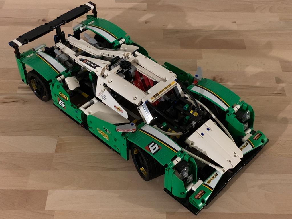 Lego technic 42039 Porsche racewagen LeMans met boekje, Gebruikt, Lego, Ophalen of Verzenden, Technic