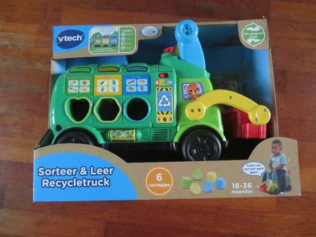 V TECH -- SORT & LEARN RECYCLE TRUCK, Kinderen en Baby's, Ophalen of Verzenden, Zo goed als nieuw, Met geluid