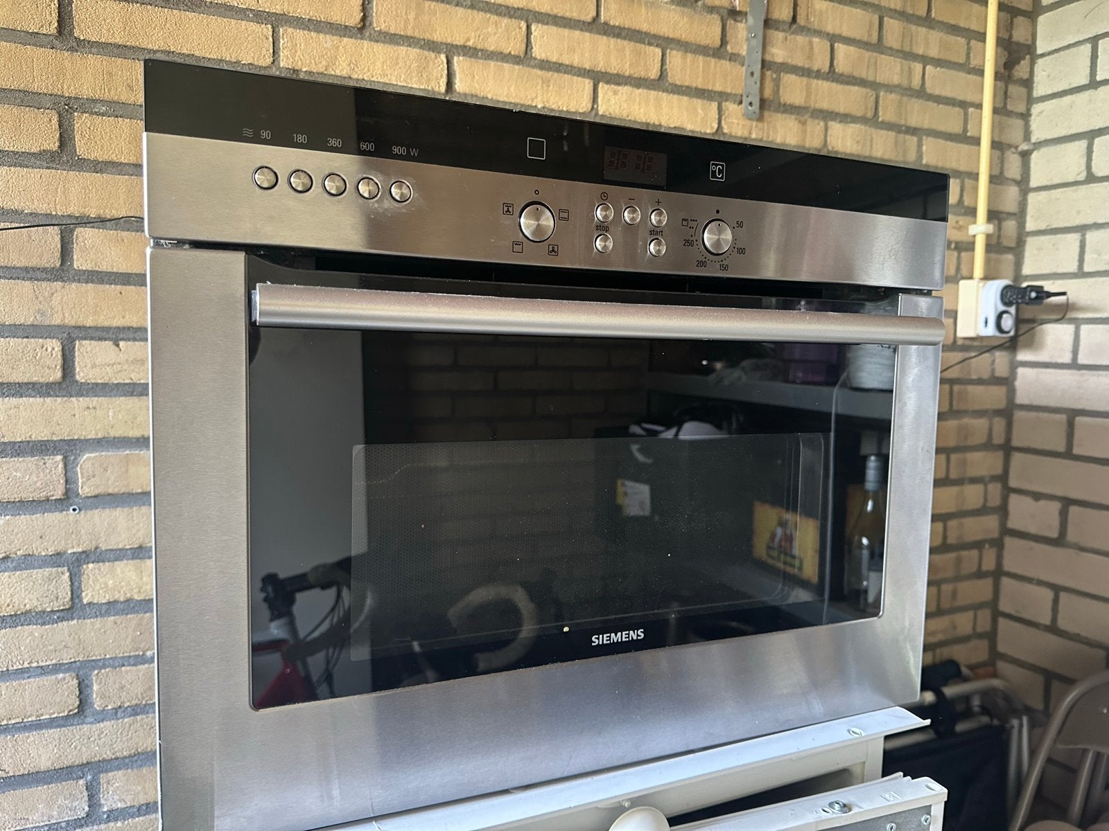 Siemens Inbouw Combi Oven/Magnetron, Ophalen, Gebruikt, Hete lucht, Siemens