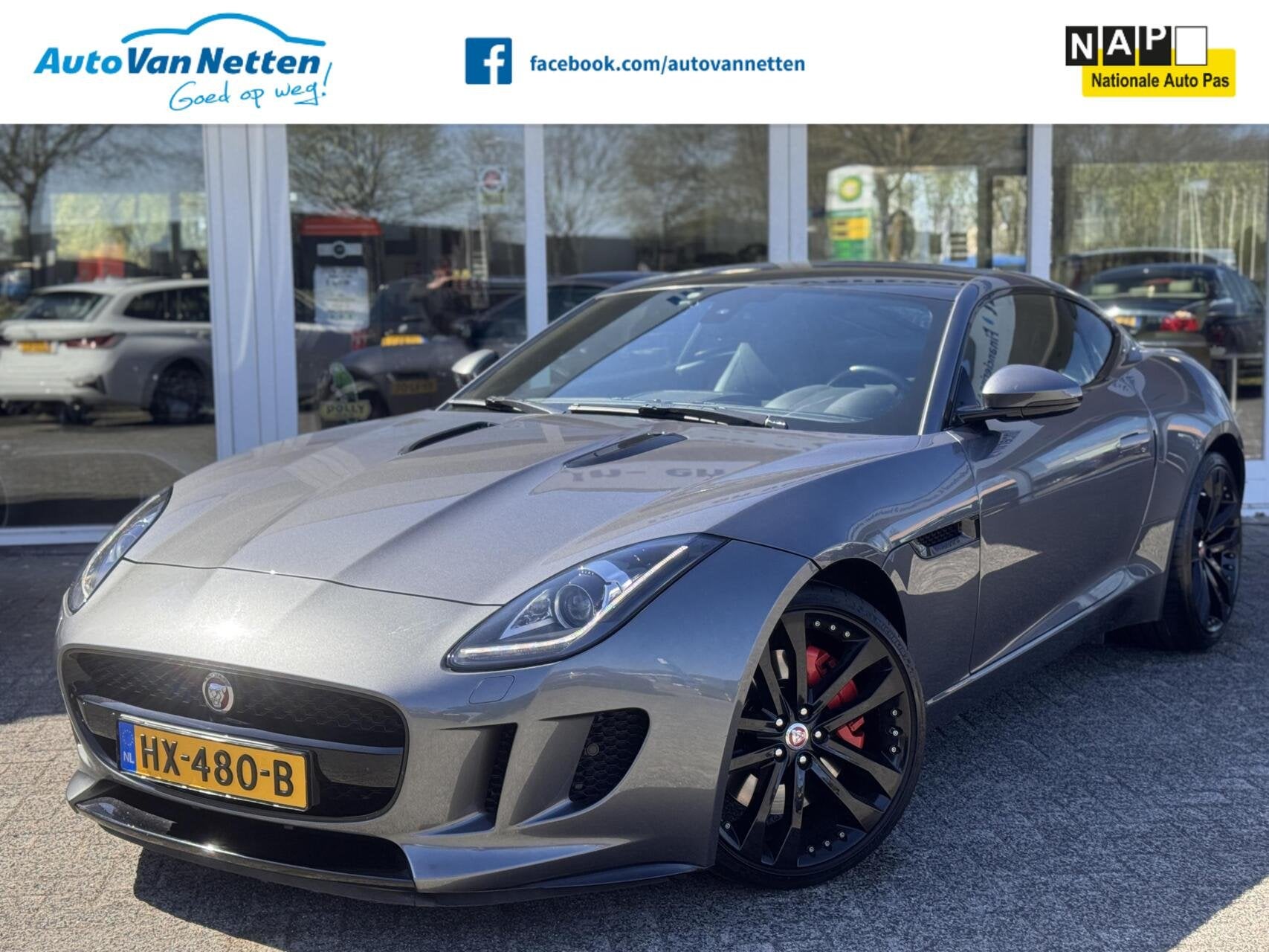 Jaguar F-type 3.0 V6 Coupé Supercharged 340pk RWD,Panoramad