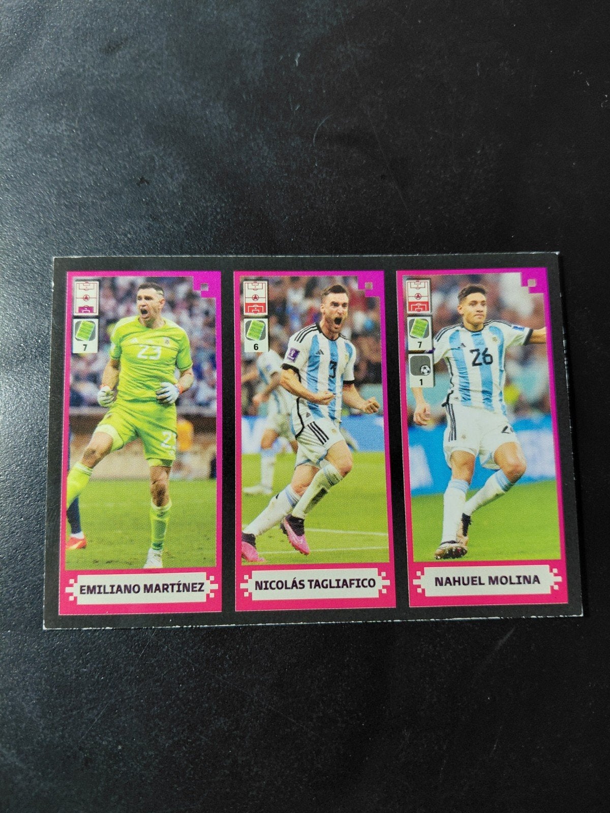 Martinez/tagliafico/molina (argentinie) panini, Verzenden, Nieuw, Buitenlandse clubs, Poster, Plaatje of Sticker