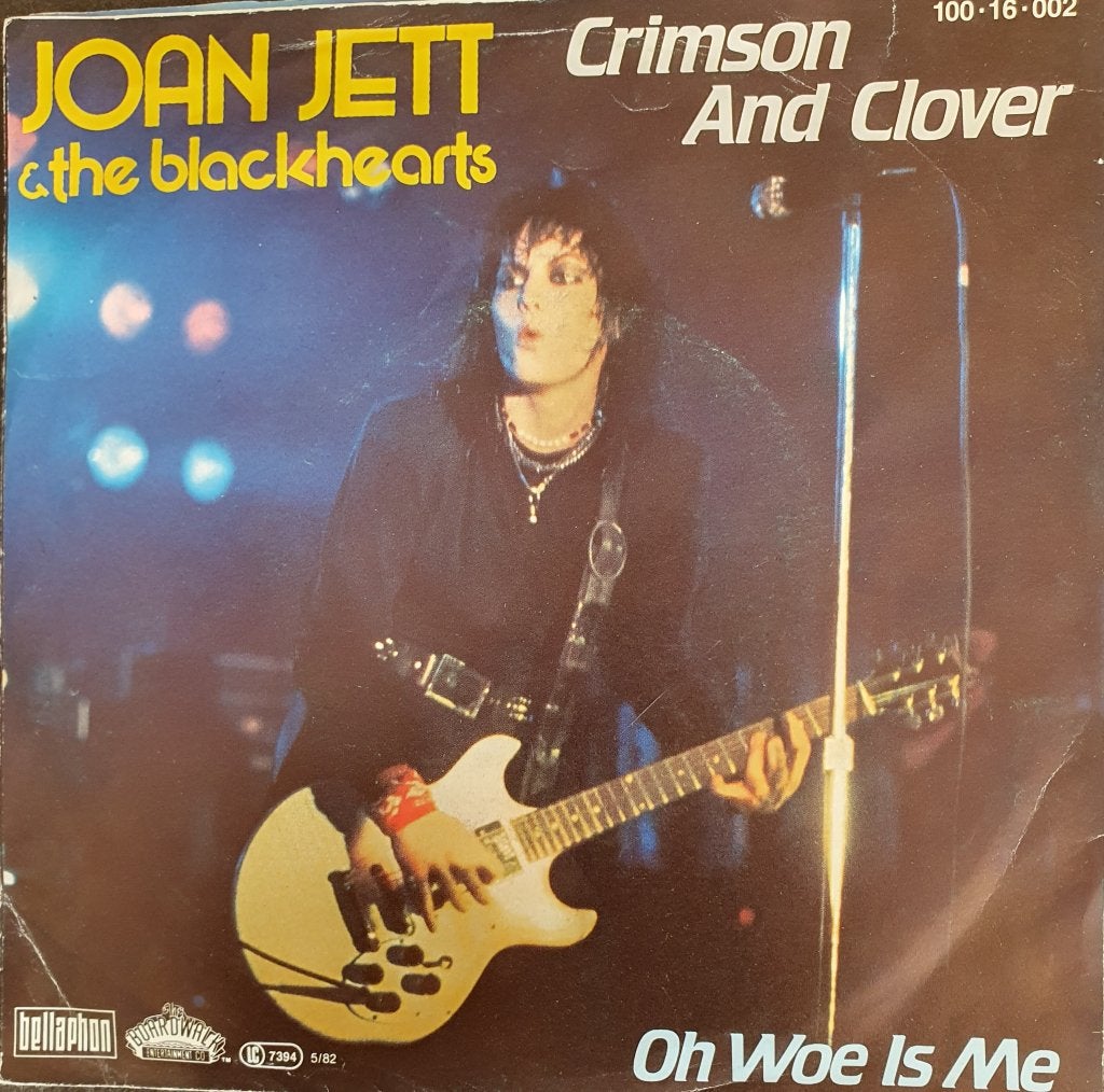 Joan Jett - Crimson And Clover, Gebruikt, Verzenden, 7 inch, Fotohoes