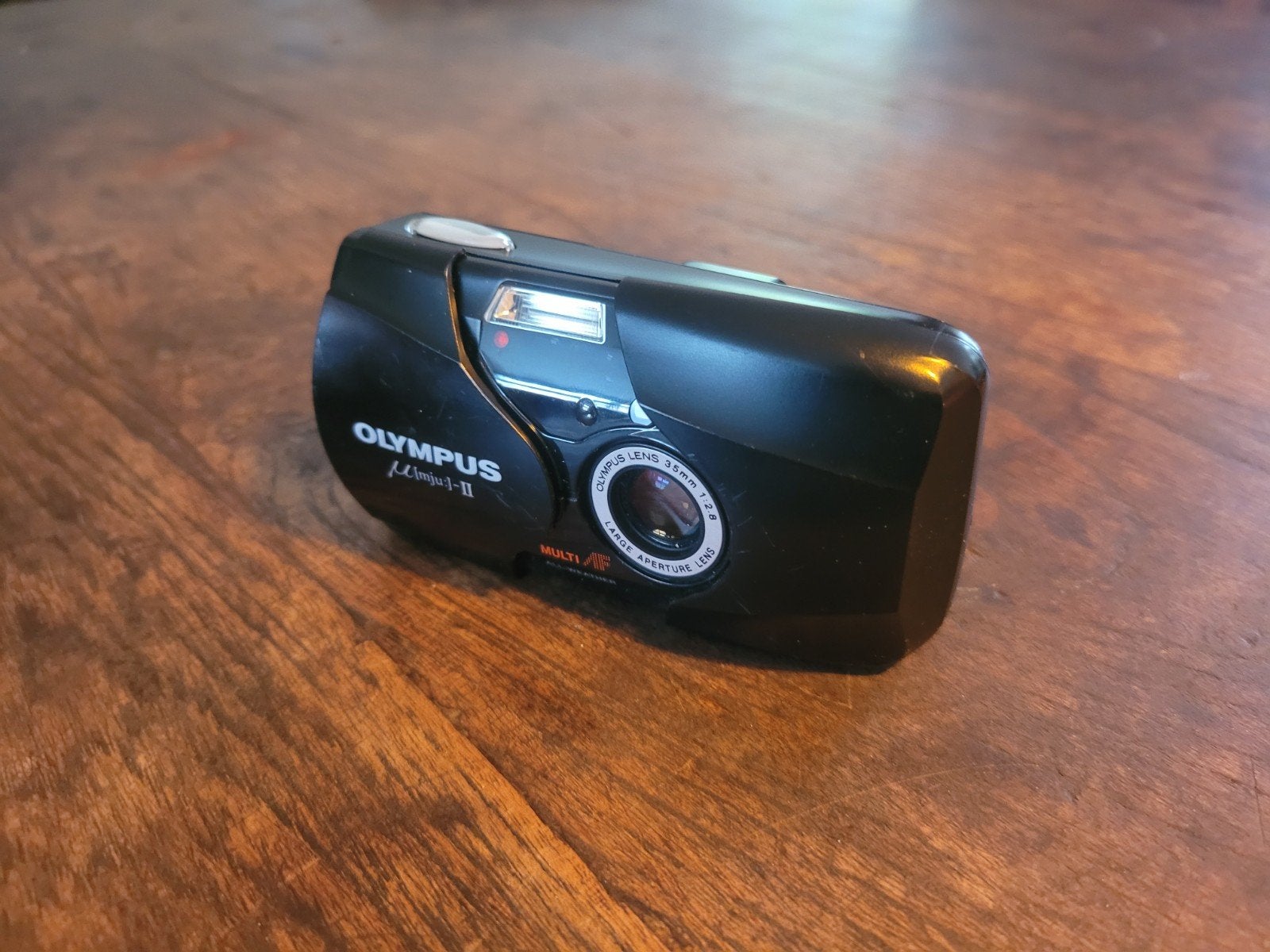 Olympus MJU-II All weather compact camera, Ophalen of Verzenden, Zo goed als nieuw, Compact, Olympus