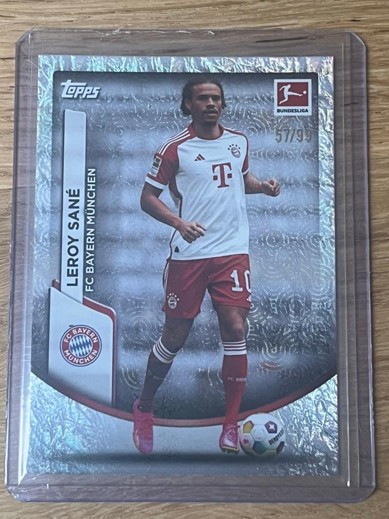 Topps Bundesliga Leroy Sané FC Bayern München Kaart, Ophalen of Verzenden, Zo goed als nieuw