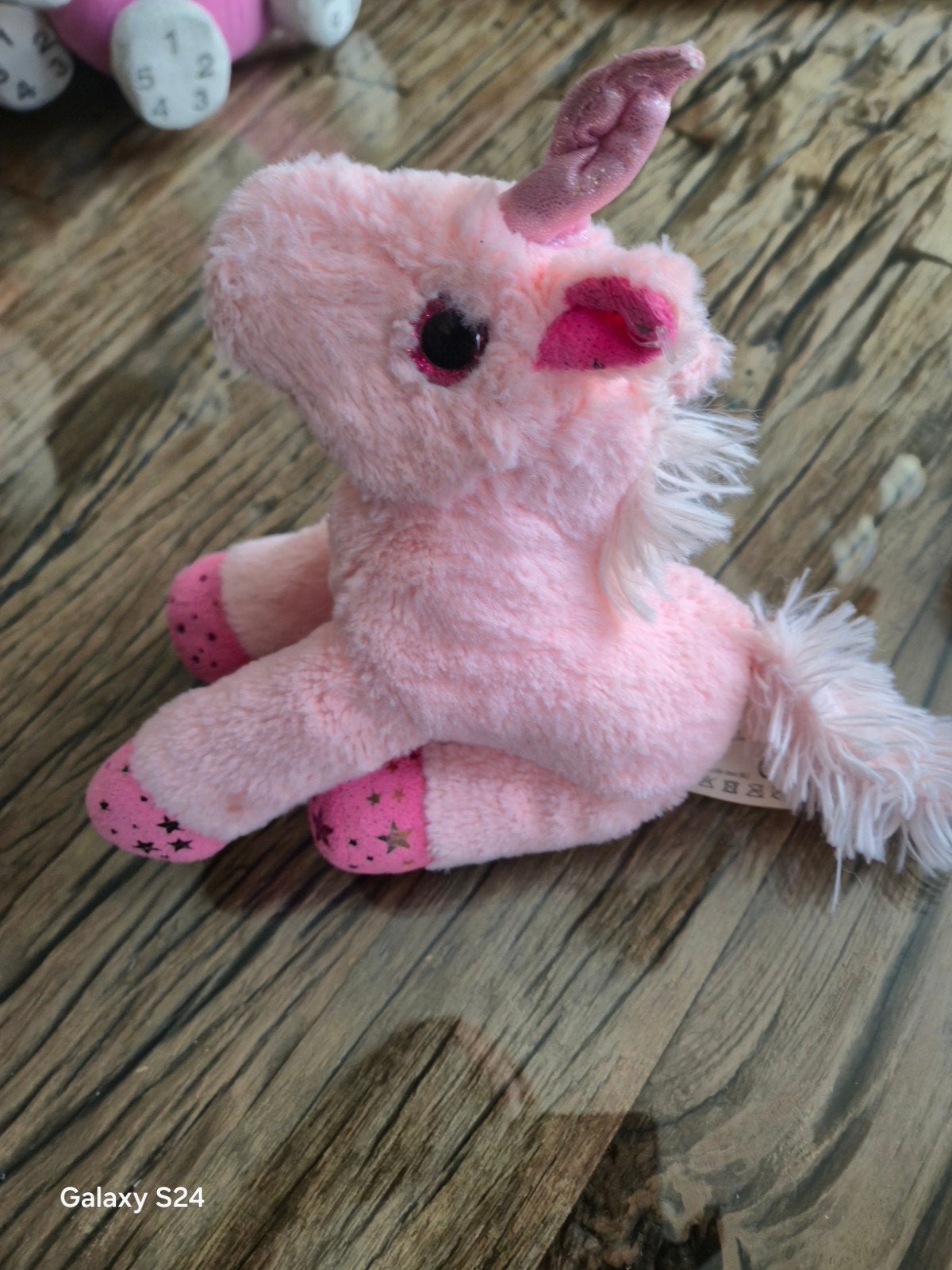 Roze Eenhoorn Knuffel, Gebruikt, Overige karakters, Ophalen of Verzenden, Roze