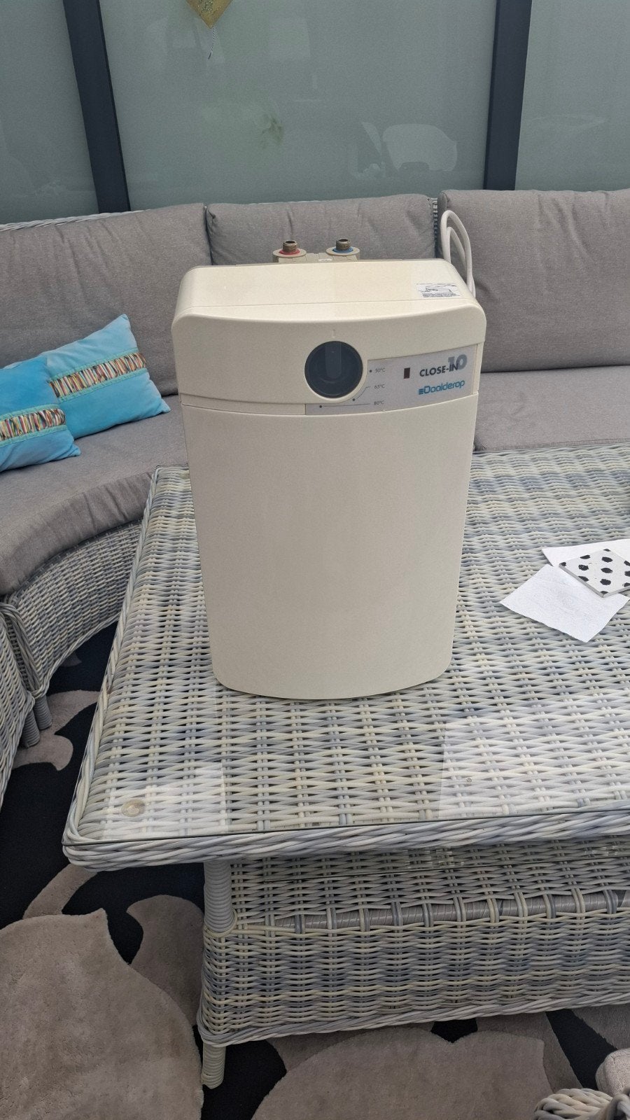 Daalderop Close-in 10 liter boiler - Zo goed als nieuw, Ophalen, Boiler, Zo goed als nieuw, Minder dan 20 liter