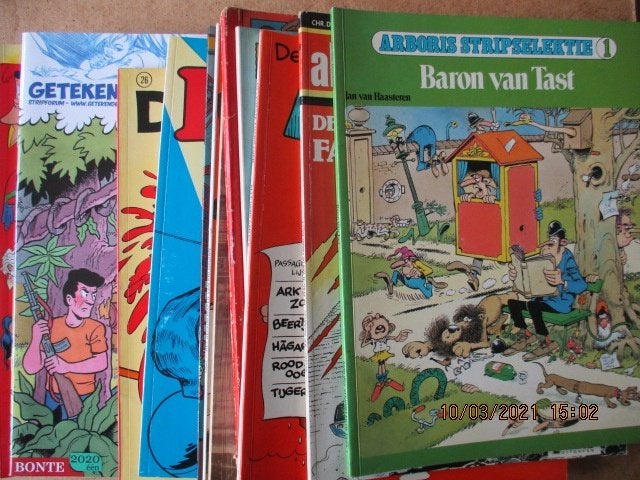 adv0304 diverse stripboeken 1, Boeken, Stripboeken, Eén stripboek, Ophalen, Gelezen