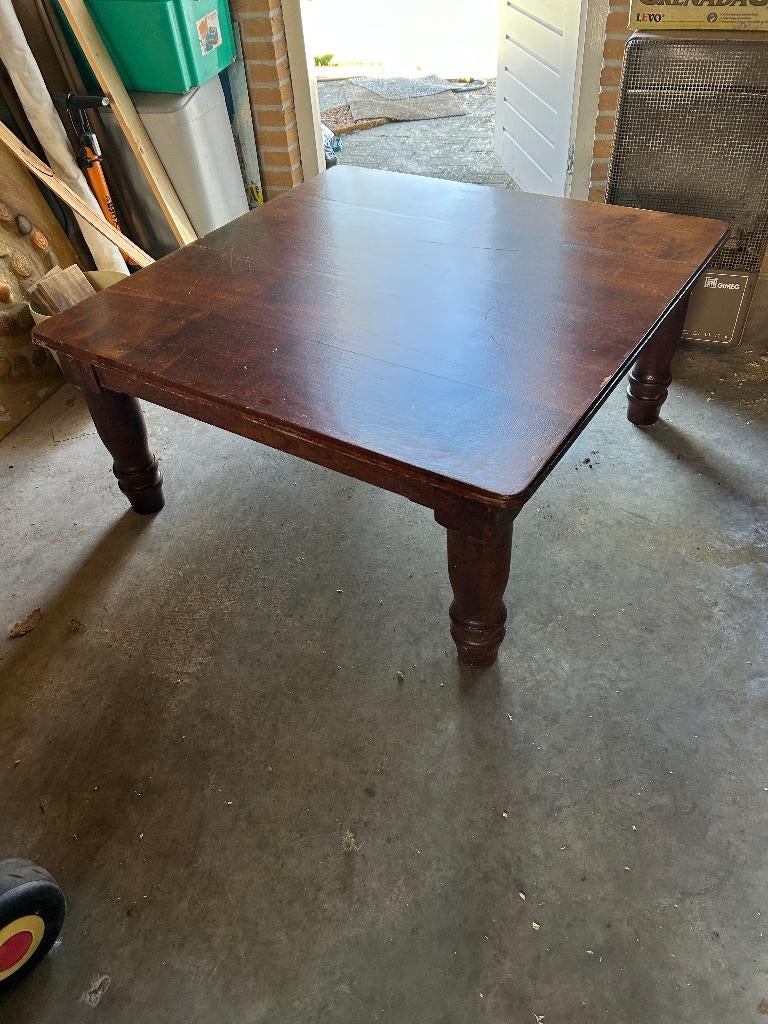 salontafels, Ophalen, Eikenhout, 100 tot 150 cm, Vierkant