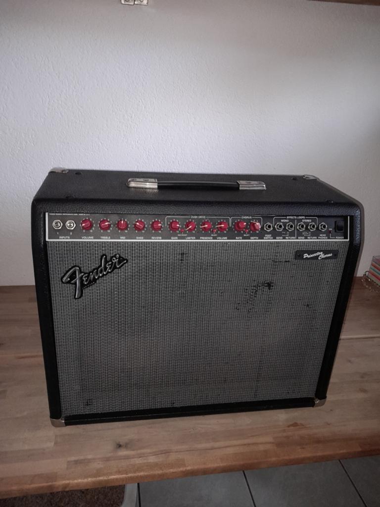 Gitaar versterker   fender Princeton chorus made usa, Ophalen of Verzenden, Gebruikt, Minder dan 50 watt