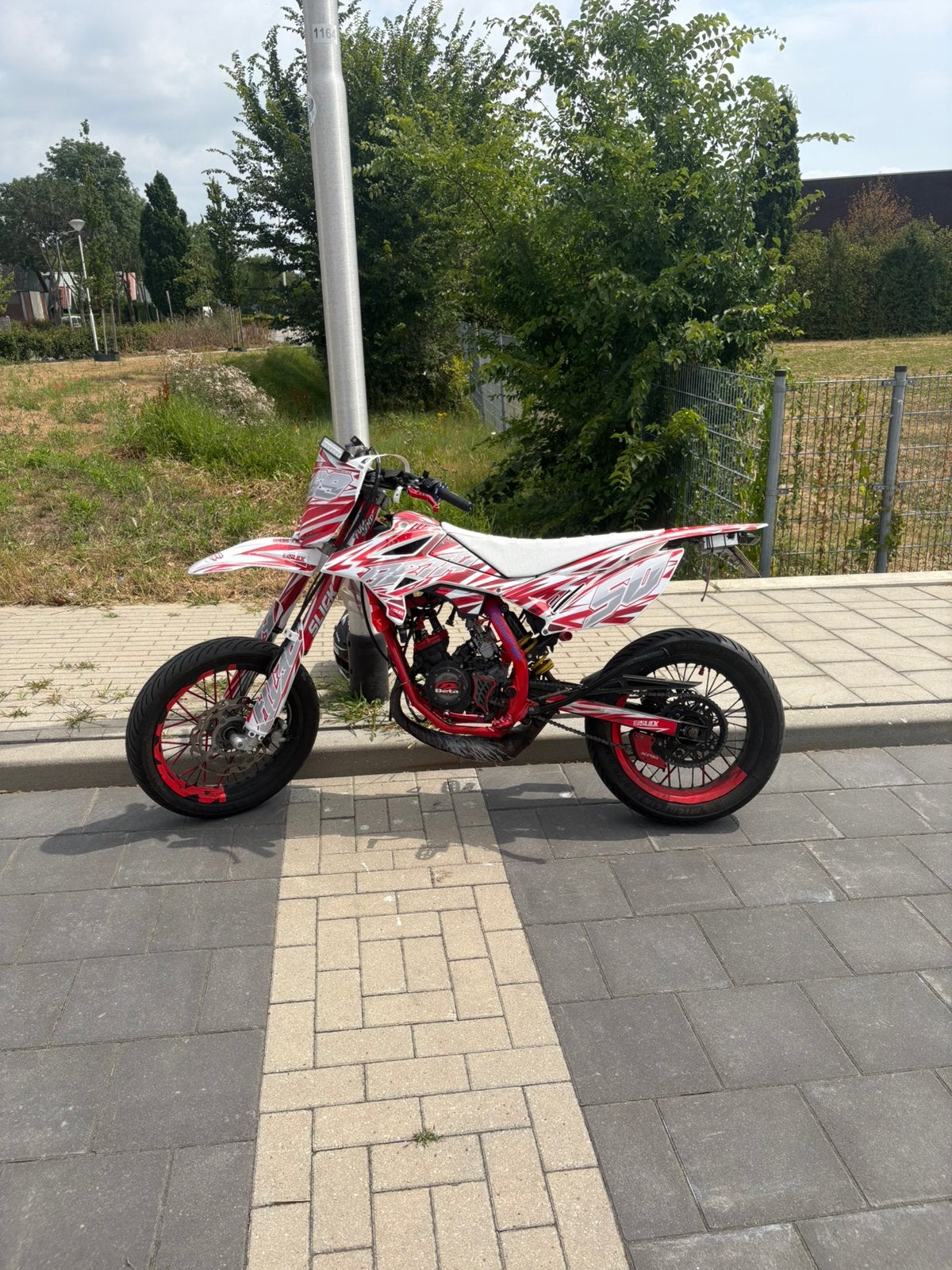 Zeer degelijke beta rr50 track 2019, Fietsen en Brommers, 6 versnellingen, Gebruikt, 75 cc, Ophalen