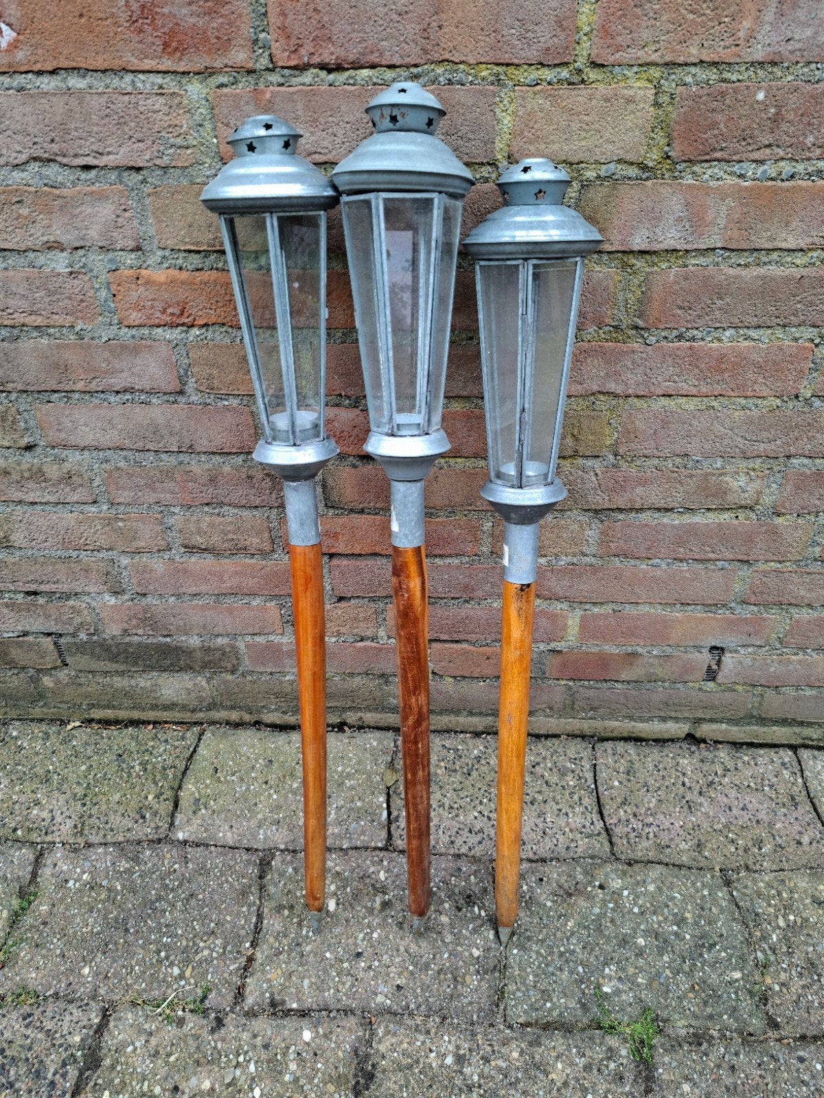 3 tuin sfeer antaarns (waxine), Ophalen of Verzenden, Gebruikt