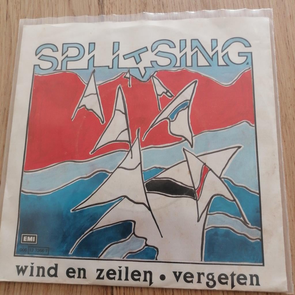 Splitsing /wind en zeilen (zeldzaam piraten topper), Ophalen of Verzenden, Gebruikt, Overige formaten, Levenslied of Smartlap