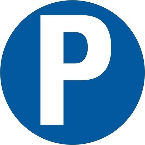 Pickup bord rond diameter 30 cm - Parkeren P, N, N, Nieuw, Ophalen of Verzenden