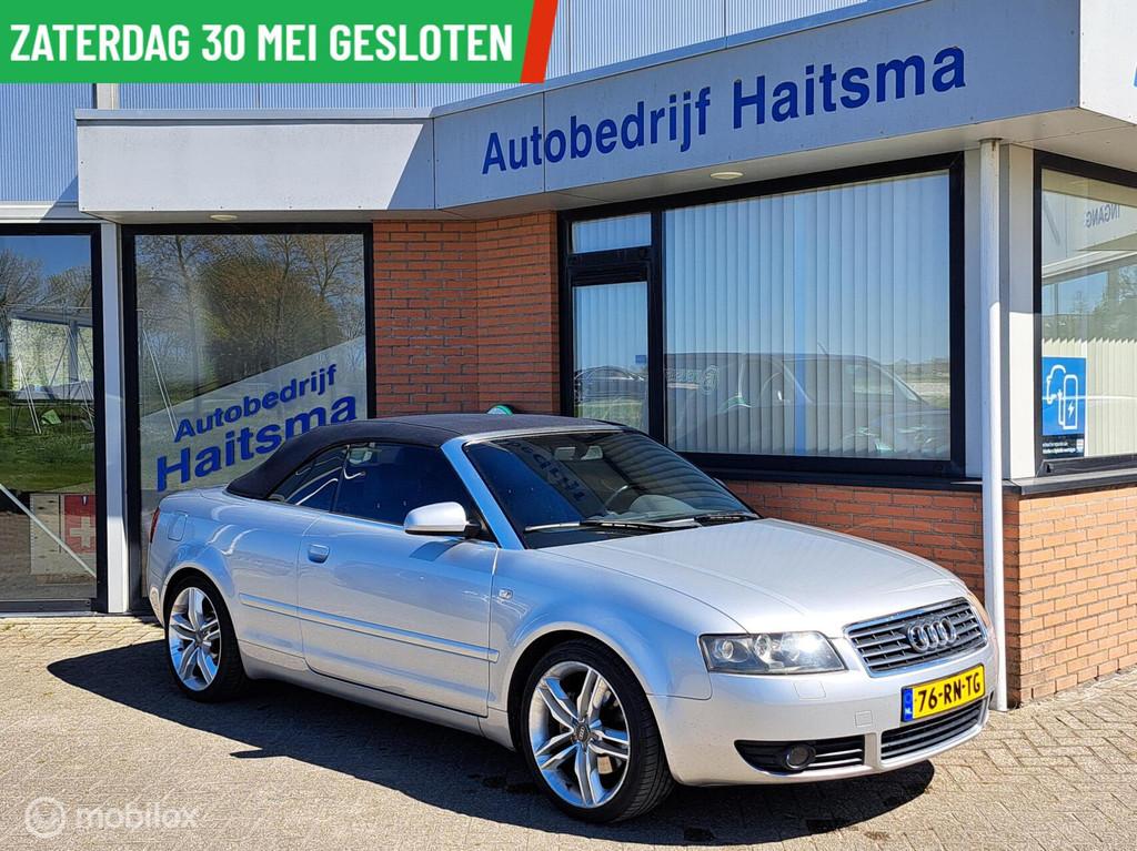 Audi A4 Cabriolet 3.0 V6 Exclusive, Gebruikt, 1595 kg, Cabriolet, 4 stoelen