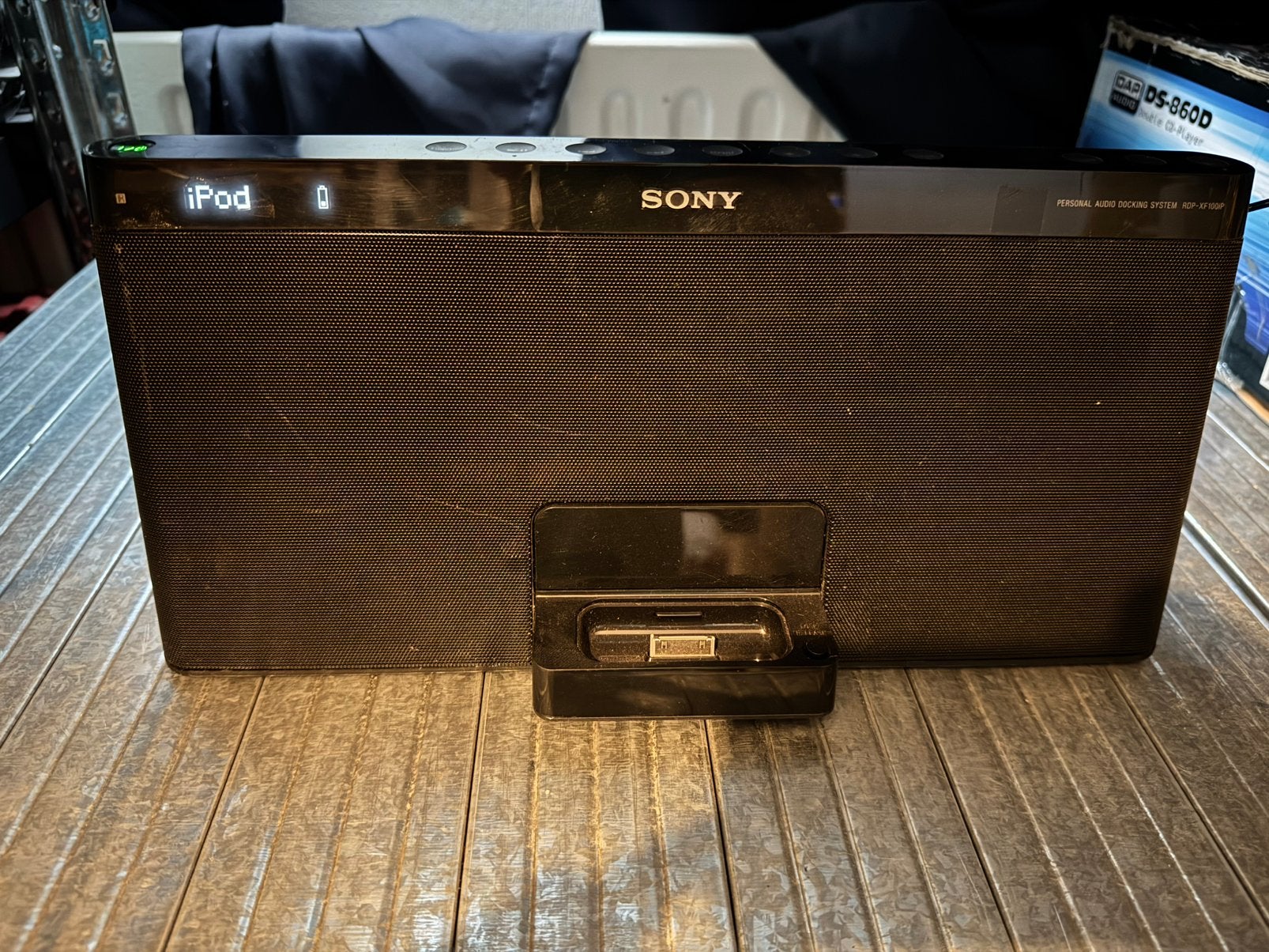 Sony ipod speaker RDP-XF100iP, Ophalen of Verzenden, Zo goed als nieuw, Minder dan 60 watt, Sony