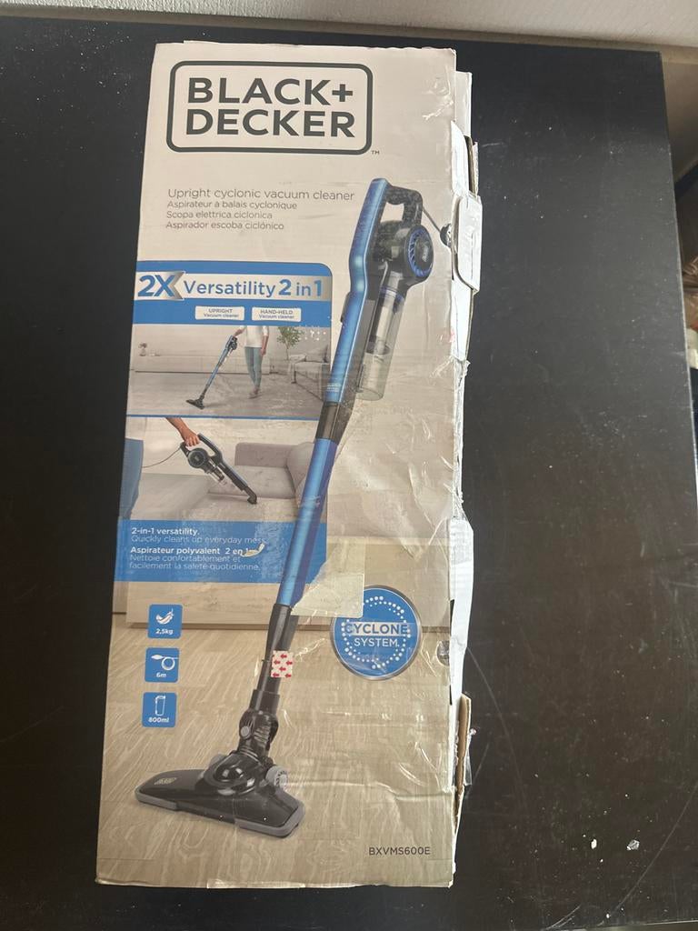 Black+Decker BXVM5600E Cycloon Stofzuiger - Als Nieuw, ., Ophalen of Verzenden, Zo goed als nieuw, .
