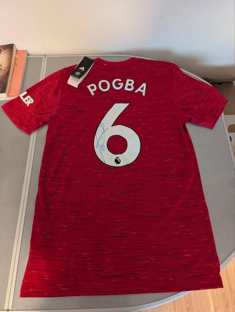 Gesigneerd Manchester United Pogba Thuisshirt, Maat S, Ophalen of Verzenden, Nieuw, Shirt