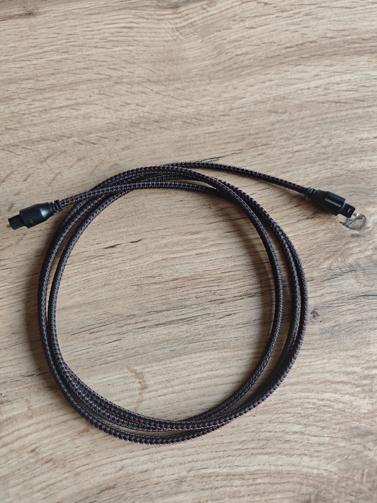 ZGAN Mooie Audioquest Cinnamon Toslink optische kabel 150cm, Ophalen of Verzenden, Zo goed als nieuw, Minder dan 2 meter, Optische kabel
