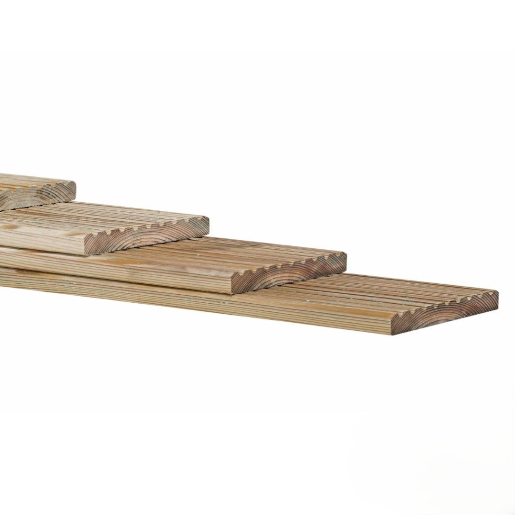 Vlonderplanken Geïmpregneerd 28 x 145 mm - Vanaf €9,00, Ophalen, Nieuw, Hout
