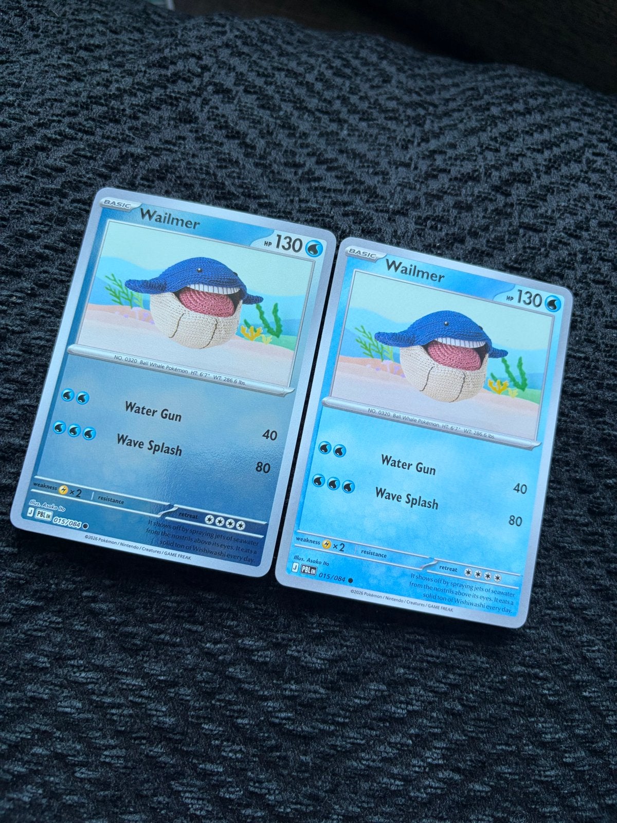 Wailmer (015/084) reverse holo & normaal Pitch Black, Verzenden, Nieuw, Losse kaart, Foil
