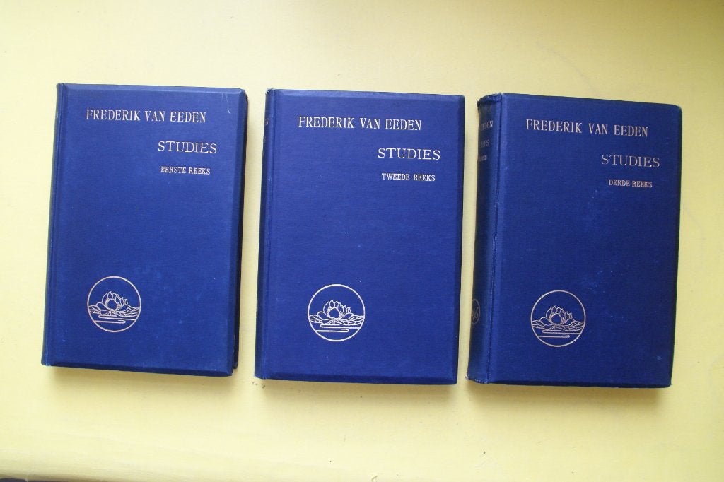 3 X F. van Eeden, STUDIES: 1e reeks, 2e reeks, 3e reeks 1897, Antiek en Kunst, Ophalen of Verzenden
