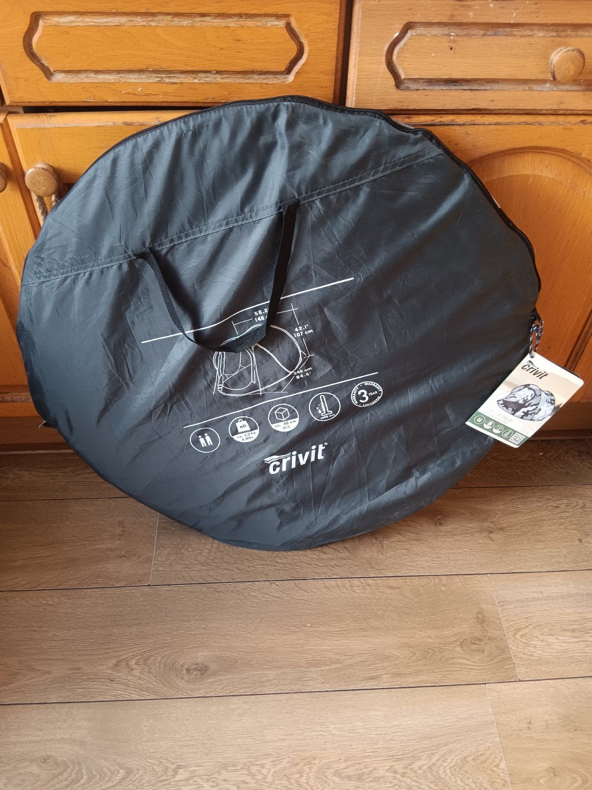 Crivit Tent Nieuw 2 Persoons, Ophalen, Nieuw, Tot en met 2