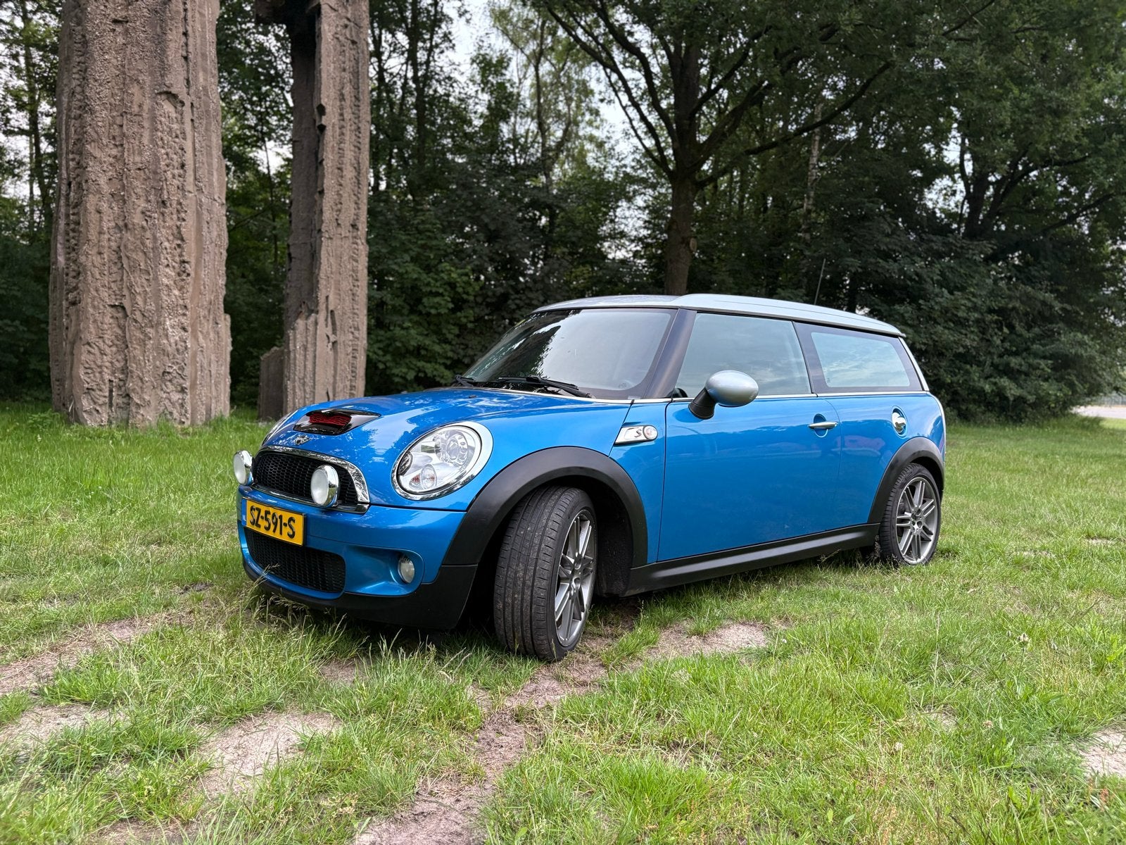 Mini Clubman 1.6 Cooper S AUT 2008 Blauw, 4 cilinders, Blauw, Stationwagon, Particulier