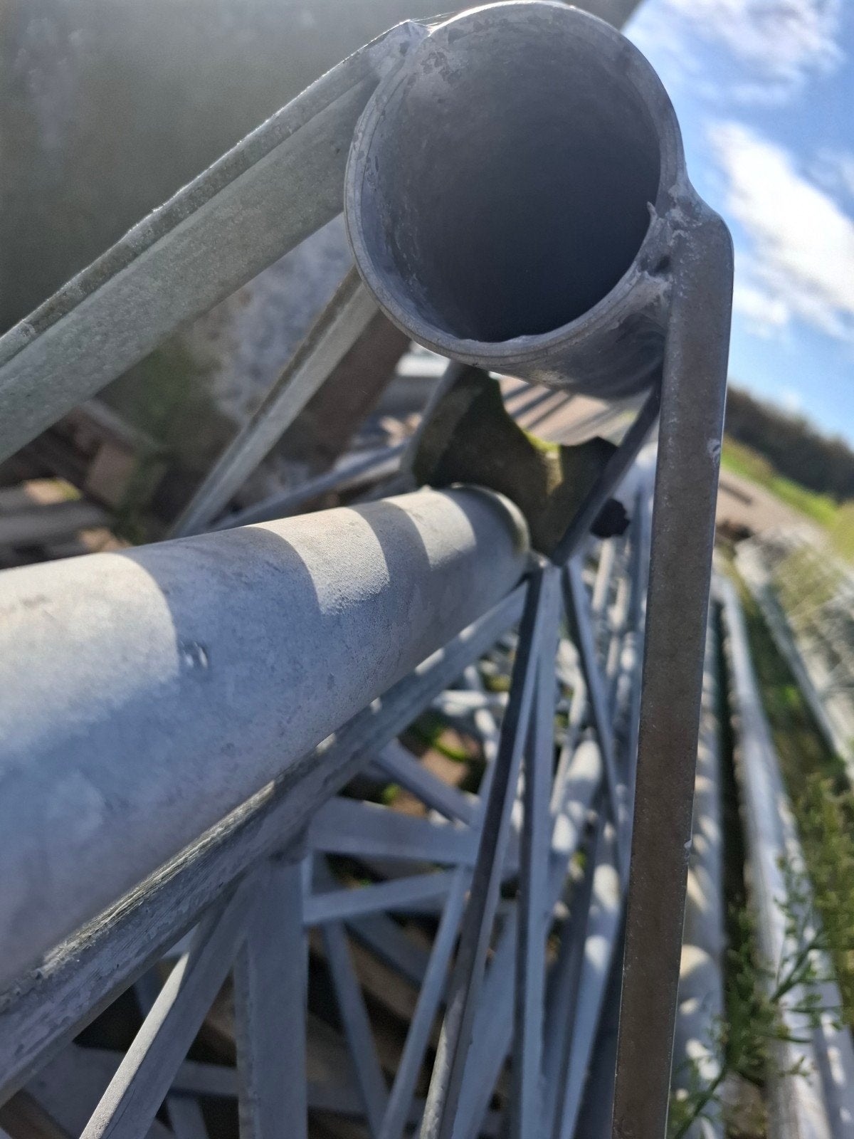 Foto 13 van 3 x 5 gegalvaniseerde uitschuifbare zendmast