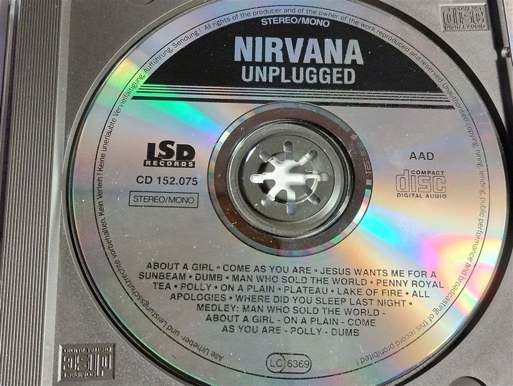 Nirvana - Unplugged Live USA, Ophalen of Verzenden, Zo goed als nieuw, Poprock