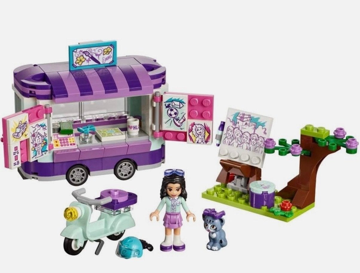 LEGO Friends 41332 Emma's Kunstkraam - Complete set, Lego, Friends, Ophalen of Verzenden, Zo goed als nieuw
