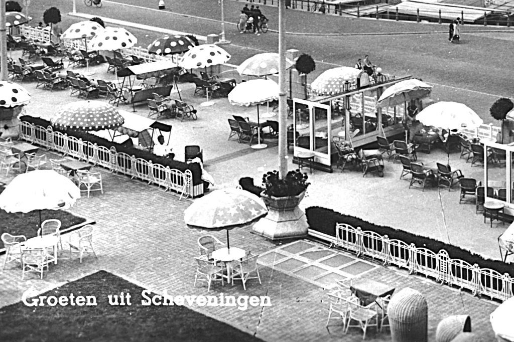 44154	Scheveningen	1958	Pier	 Gelopen met Postzegel, Ophalen of Verzenden, 1940 tot 1960, Gelopen, Zuid-Holland