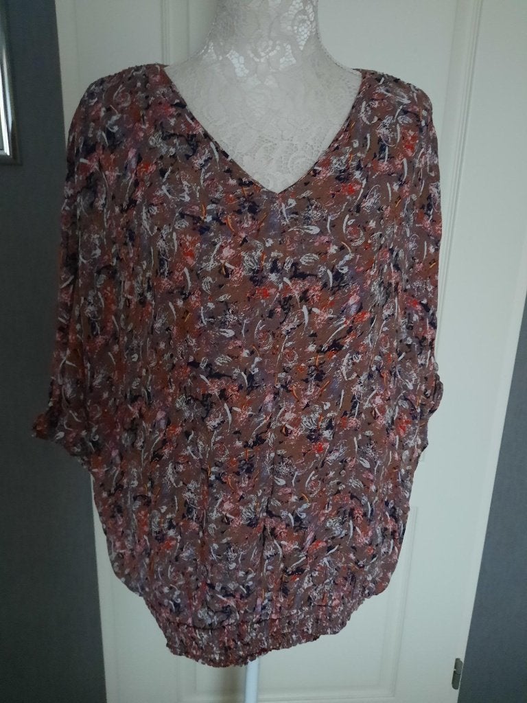 Blouse ZIZI Maat : XXL NIEUWSTAAT, Zizi, Meerkleurig, Maat 46/48 (XL) of groter, Ophalen of Verzenden