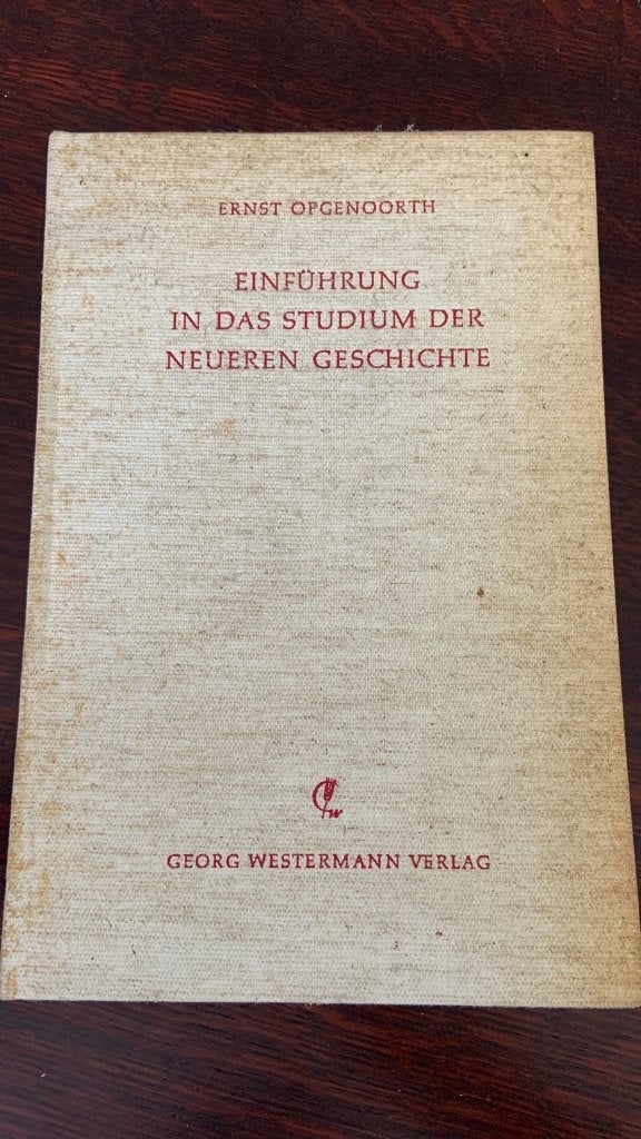 Einführung in das studium der neueren geschichte, Ophalen of Verzenden