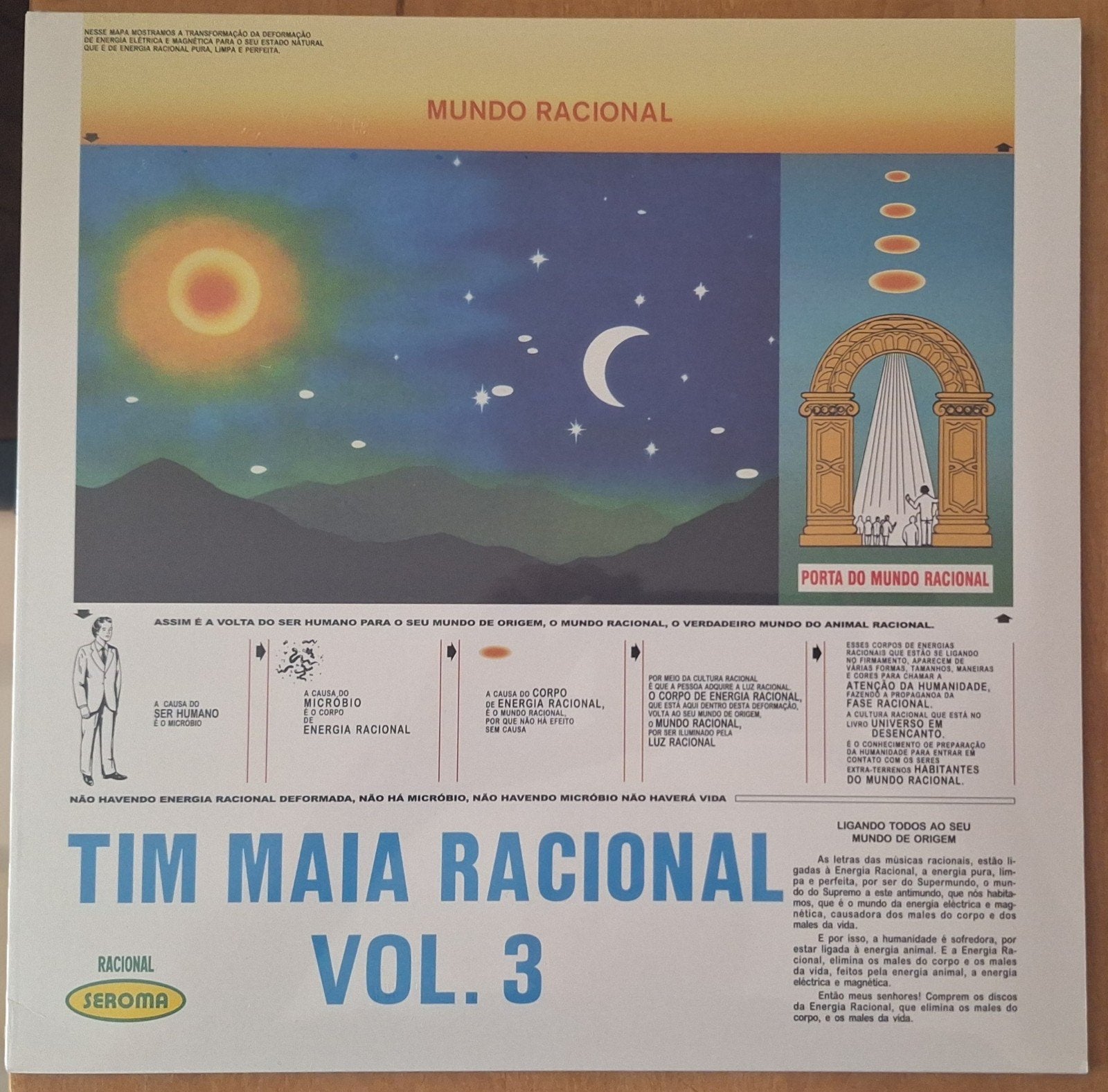 Tim Maia - Racional Vol. 3 (Brazil LP), Cd's en Dvd's, Vinyl | Latin en Salsa, LP, Samba, Ophalen of Verzenden, Reissue