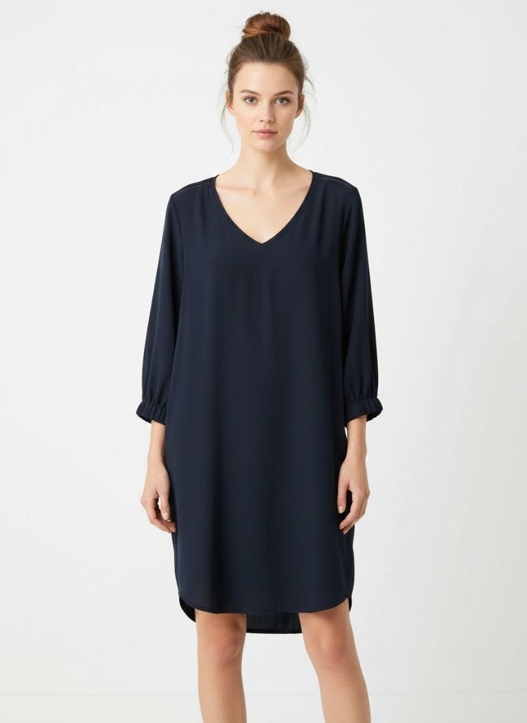 Blauwe Jurk Scotch & Soda travelstof oversized - maat S, Blauw, Scotch & Soda, Ophalen of Verzenden, Zo goed als nieuw