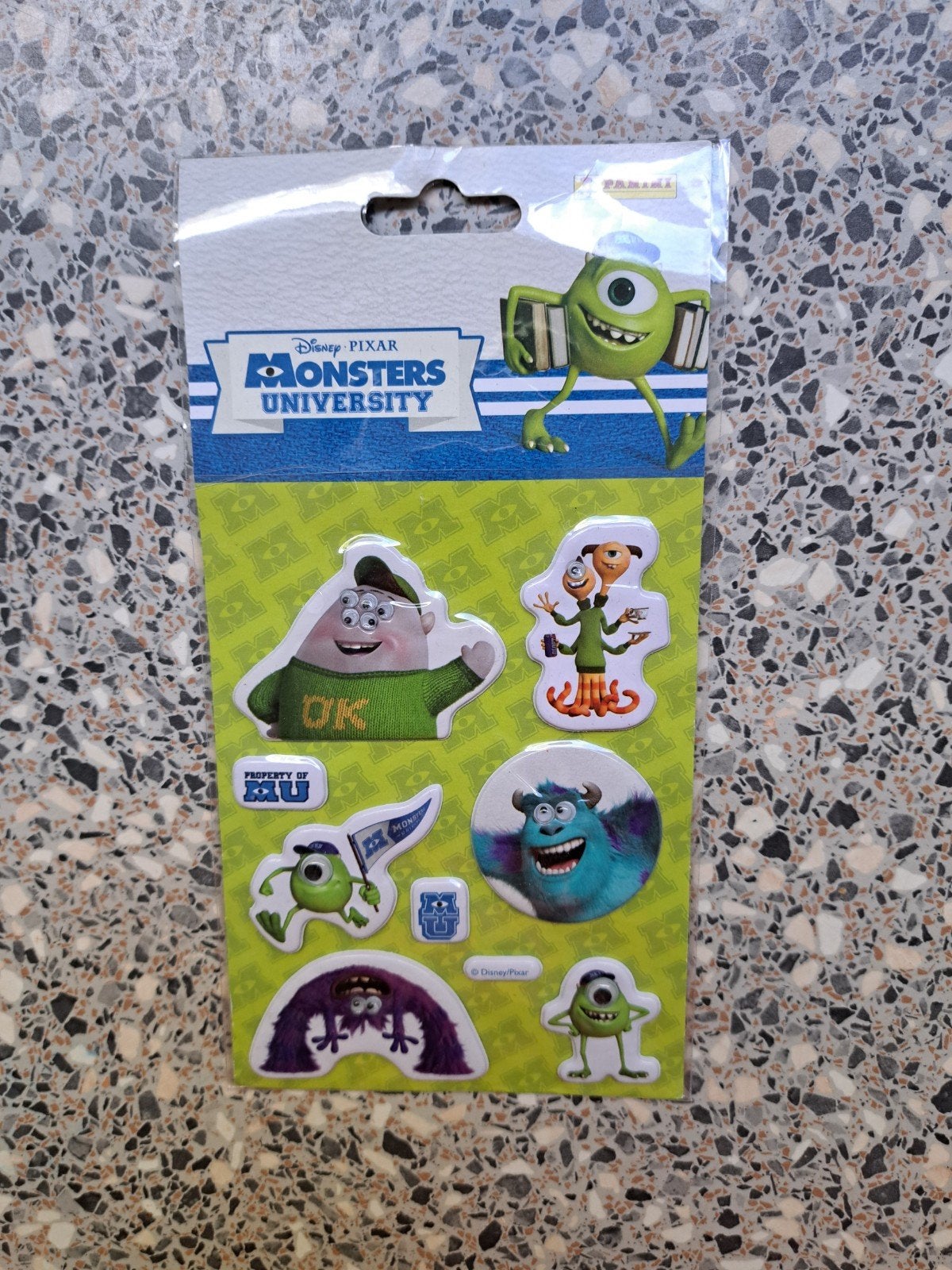 Stickervel Monsters University, Disney, Ophalen of Verzenden, Nieuw