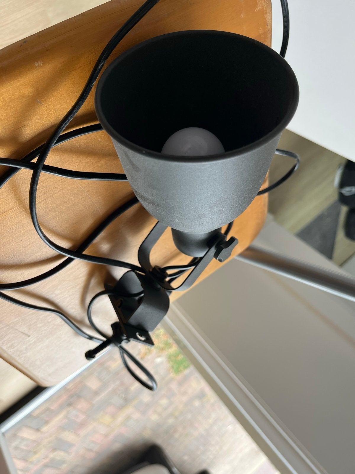IKEA Wandlamp / Planklamp - Zwart, Huis en Inrichting, Lampen | Wandlampen, Ophalen, Met snoer/stekker, Gebruikt, Zwart