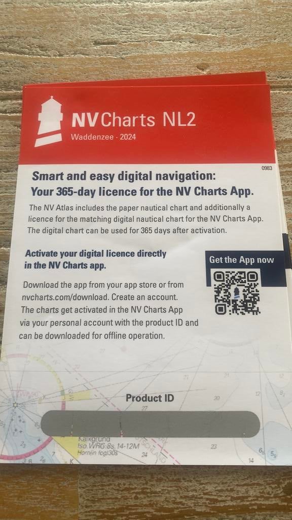 DIGITALE Nieuwe NV Charts NL2 Waddenzee 2024, Watersport en Boten, Ophalen of Verzenden, Nieuw, Overige typen