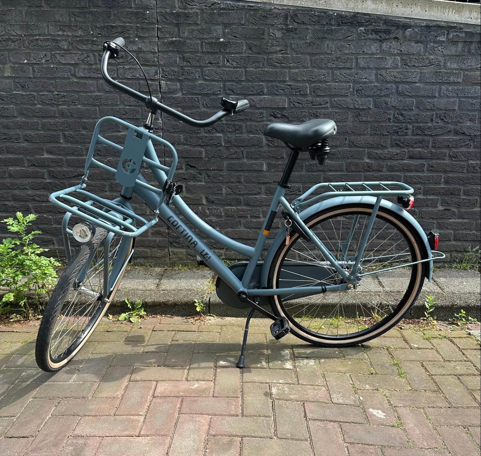 Cortina U4 Transportfiets 26 inch - Mouse Grey Matt, Fietsen en Brommers, Fietsen | Meisjes, Versnellingen, Zo goed als nieuw