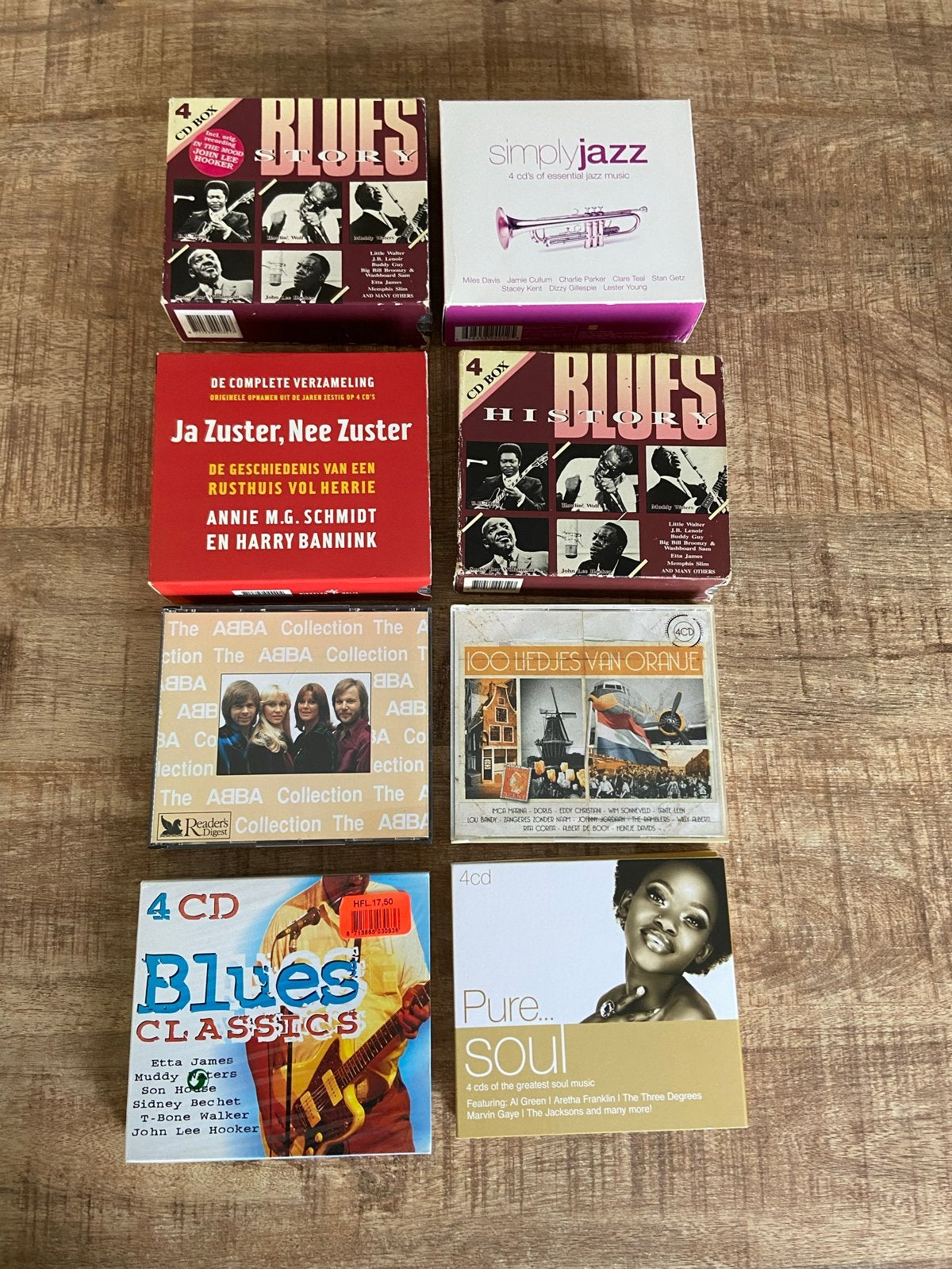 Collectie diverse 4 CD Boxsets, Gebruikt, Boxset, Ophalen of Verzenden, Jazz en Blues