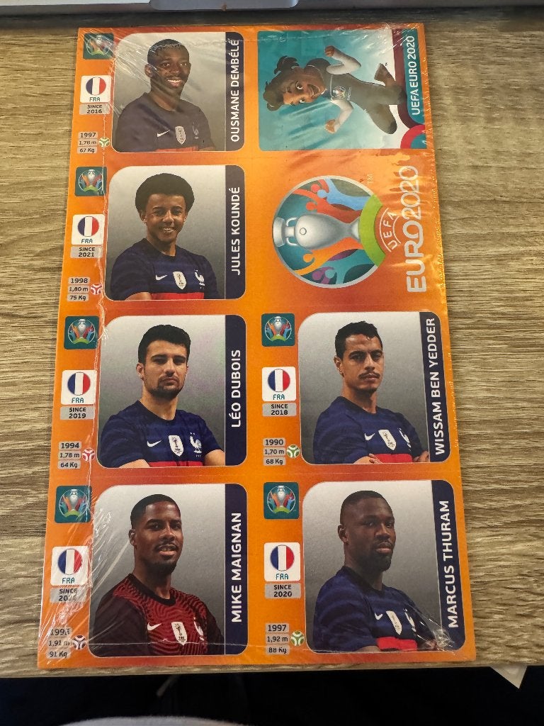 72 Panini Extra Stickers EURO 2020 Tournament Versie, Ophalen of Verzenden, Zo goed als nieuw, Buitenlandse clubs, Poster, Plaatje of Sticker