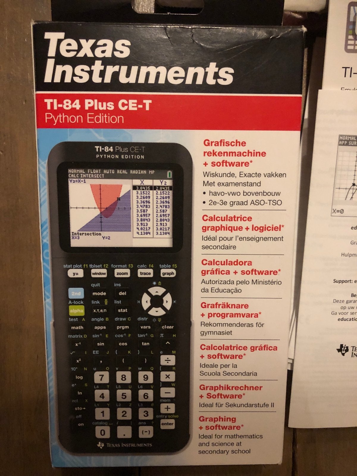 Grafische rekenmachine Texas Instruments TI-84 Plus CE-T, Diversen, Rekenmachines, Ophalen of Verzenden, Zo goed als nieuw