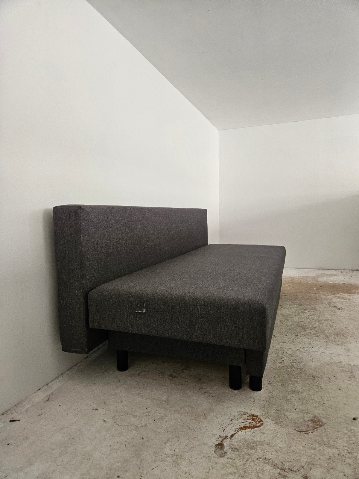IKEA ASARUM slaapbank - Grijs, 2-persoons, Huis en Inrichting, Ophalen, Gebruikt, Tweepersoons, 120 cm