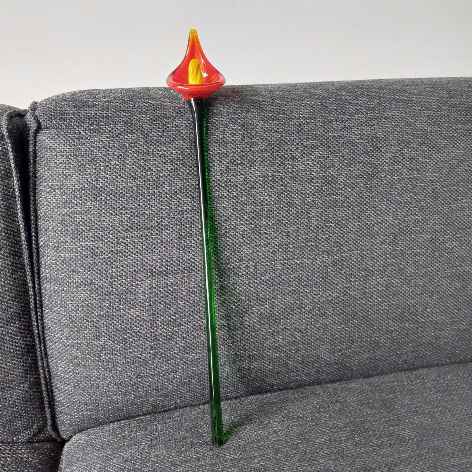 Glazen Bloem Decoratie, Antiek en Kunst, Antiek | Glas en Kristal, Ophalen of Verzenden