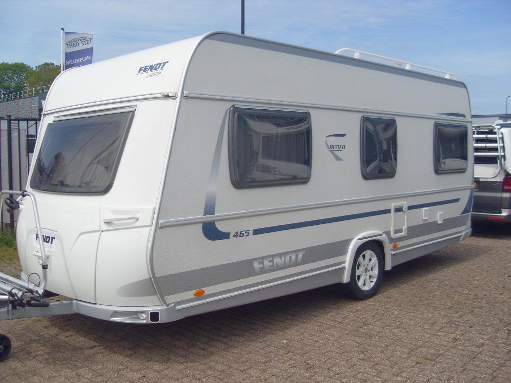 Fendt Bianco 465 TG met Mover, Caravans en Kamperen, Caravans, Schokbreker, Rondzit, Bedrijf, Overige typen